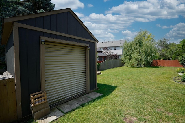 281 Fox Chase Dr N, Oswego, IL 60543 - view of yard featuring an outdoor structure