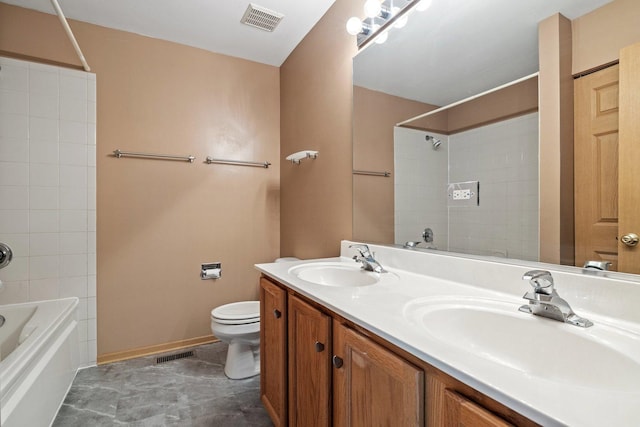 2442 Oneida Ln, Naperville, IL 60563 - full bath featuring double vanity and bathtub / shower combination