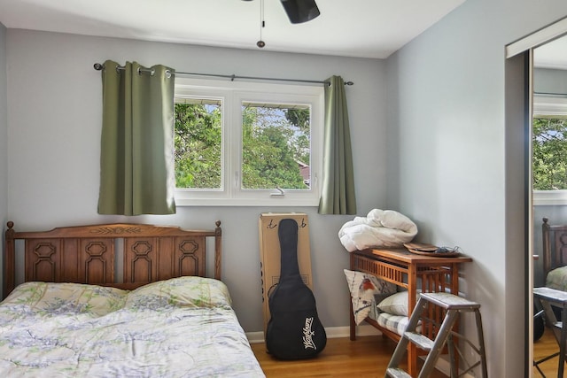 17W455 Concord Pl, Darien, IL 60561 - bedroom featuring wood finished floors and ceiling fan