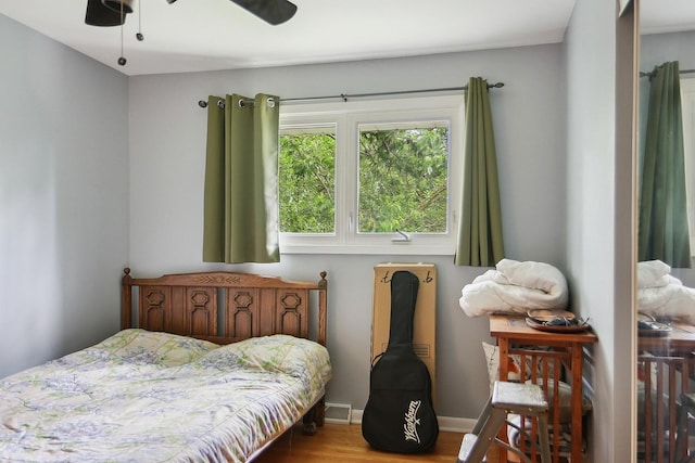 17W455 Concord Pl, Darien, IL 60561 - bedroom with wood finished floors and ceiling fan