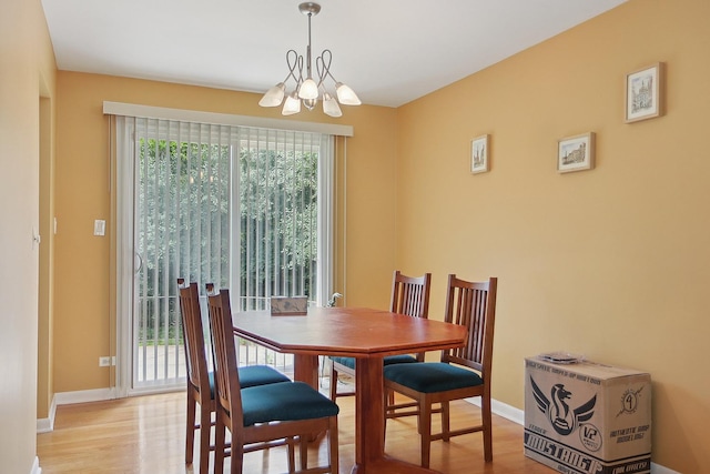 17W455 Concord Pl, Darien, IL 60561 - dining space with a chandelier and wood finished floors