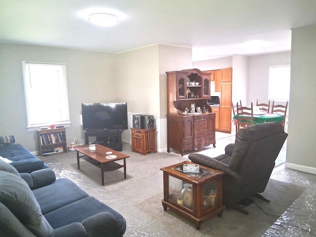 view of living room