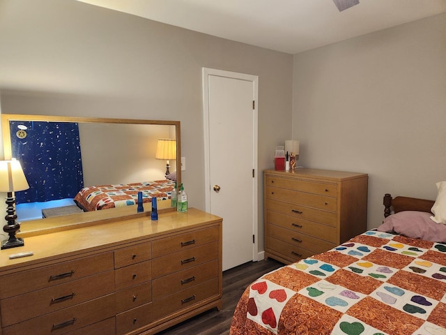 90 W George Ave, Cortland, IL 60112 - bedroom featuring dark wood-type flooring