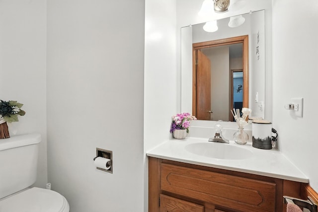 510 Dunbar St, Beecher, IL 60401 - half bathroom with vanity and toilet
