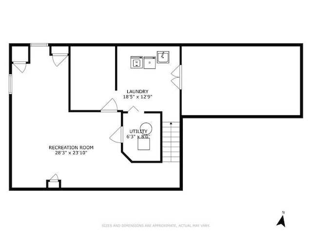 1700 Bolson Dr, Downers Grove, IL 60516 - view of floor plan / room layout