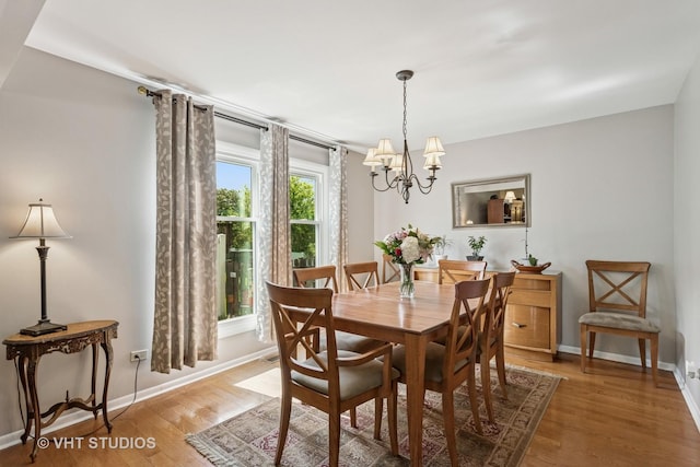 1700 Bolson Dr, Downers Grove, IL 60516 - dining space with a chandelier and wood finished floors