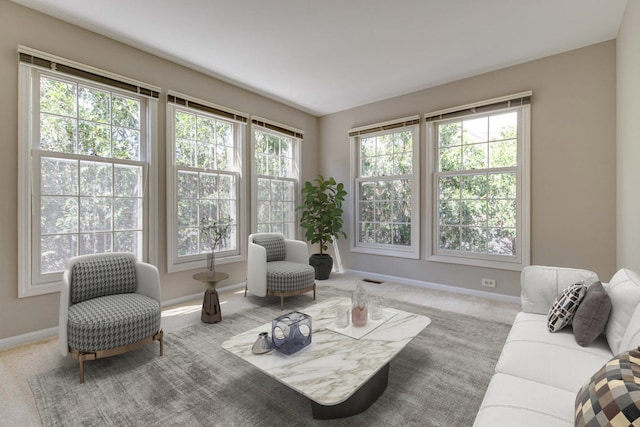122 Kilchurn Ln, Inverness, IL 60067 - carpeted living room with plenty of natural light