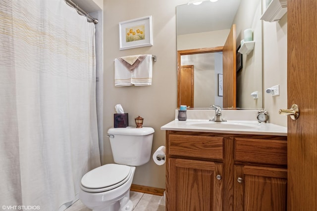 11910 Somerset Rd, Orland Park, IL 60467 - bathroom with vanity and a shower with curtain