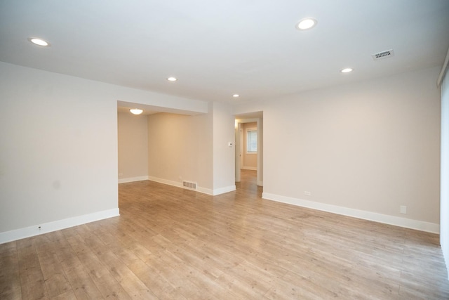 4833 W 109th St Unit 103, Oak Lawn, IL 60453 - spare room with recessed lighting and light wood-style flooring