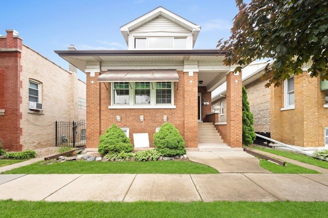 1619 S 61st Ave, Cicero, IL 60804 - view of front of home featuring brick siding and cooling unit