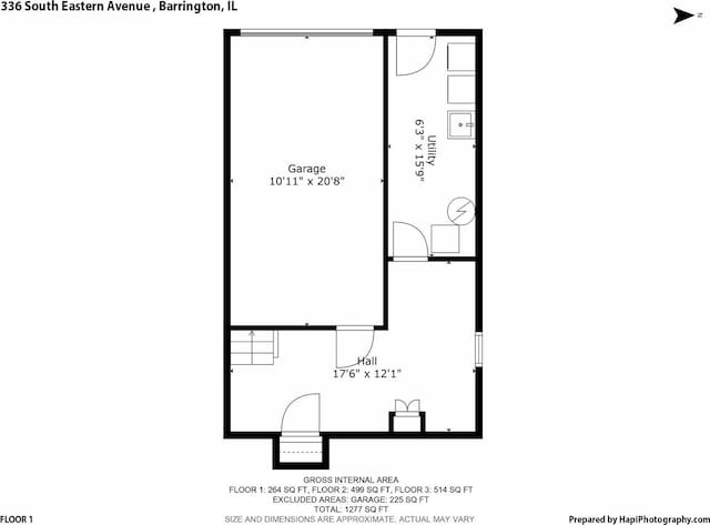 336 Eastern Ave, Barrington, IL 60010 - view of property floor plan