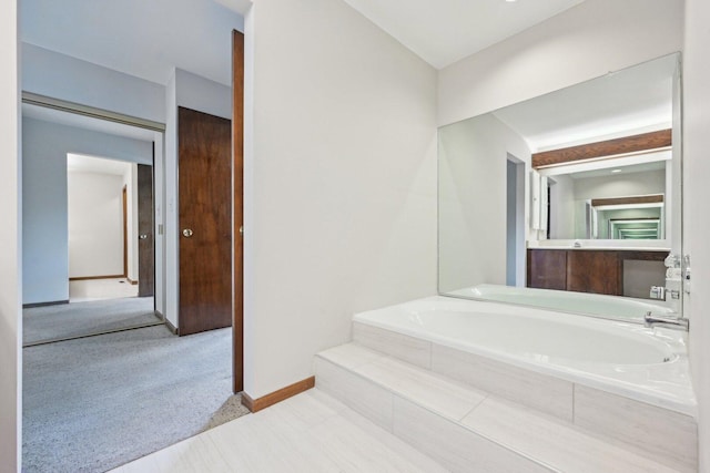 397 Briarwood Ct, Gurnee, IL 60031 - full bath featuring a garden tub and vanity