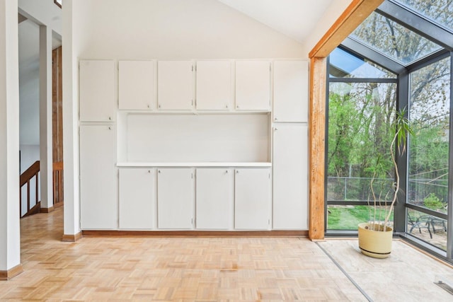 397 Briarwood Ct, Gurnee, IL 60031 - unfurnished sunroom with lofted ceiling and healthy amount of natural light