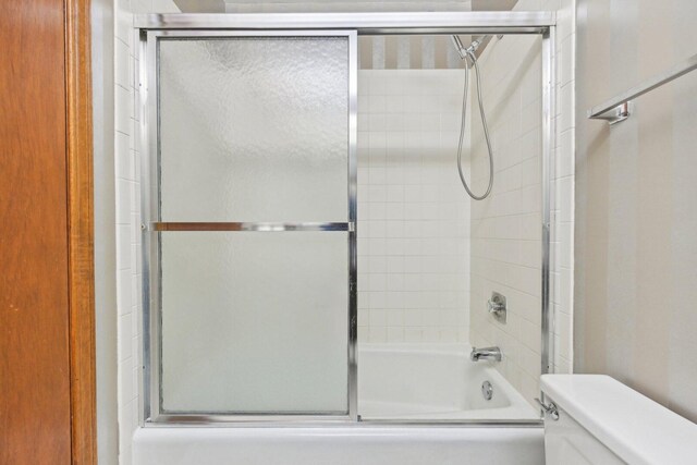 397 Briarwood Ct, Gurnee, IL 60031 - bathroom featuring toilet and combined bath / shower with glass door
