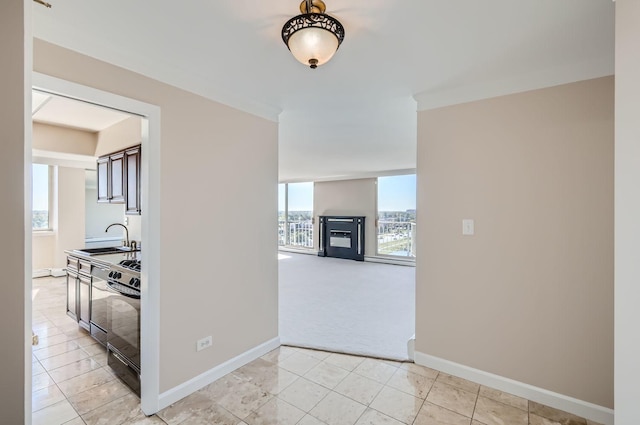 20 N Tower Rd Unit 12M, Oak Brook, IL 60523 - corridor with light carpet and light tile patterned floors