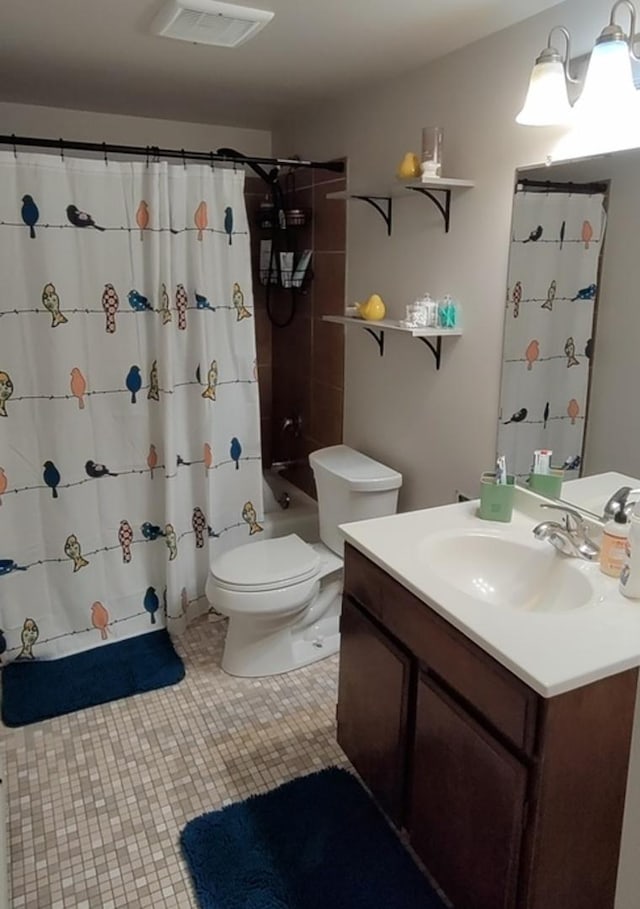 100 W Park Circle Dr Unit 1C, Wheaton, IL 60187 - bathroom with vanity and tile patterned flooring