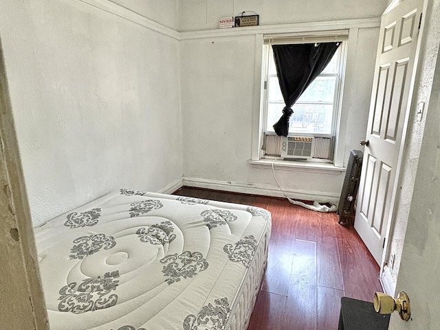6103 S Ingleside Ave Unit 1, Chicago, IL 60637 - bedroom with dark wood-type flooring and cooling unit