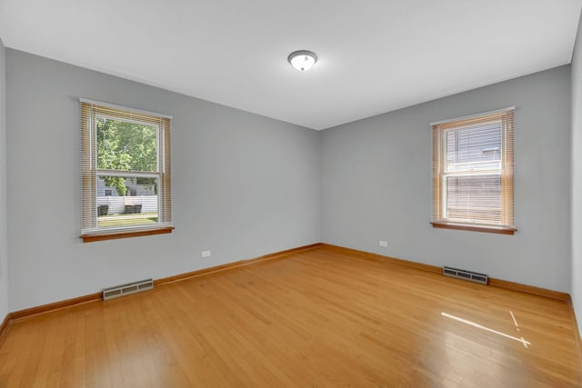 2621 Ridge Rd, Lansing, IL 60438 - empty room with wood finished floors and baseboards