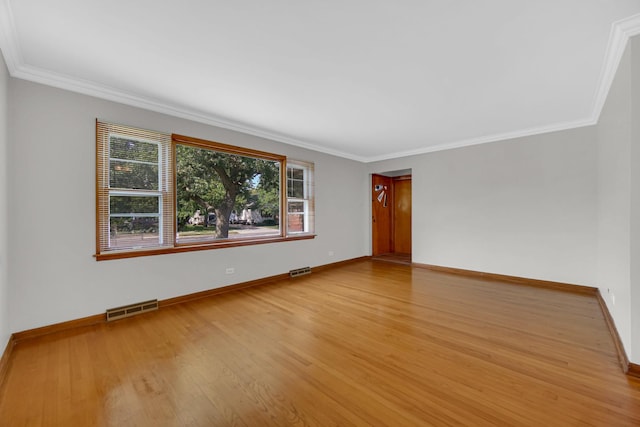 2621 Ridge Rd, Lansing, IL 60438 - unfurnished room featuring wood finished floors and ornamental molding