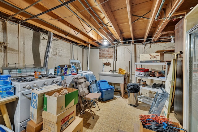 7859 78th St, Bridgeview, IL 60455 - unfinished below grade area featuring tile patterned floors