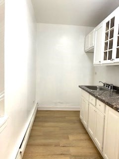 543 E 60th St Unit 1, Chicago, IL 60637 - bar area with light wood finished floors and baseboard heating