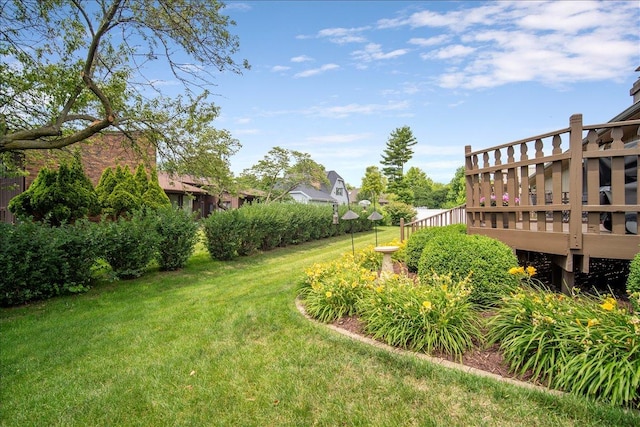 2210 Hedgewood Dr, Bloomington, IL 61704 - view of green lawn with a residential view