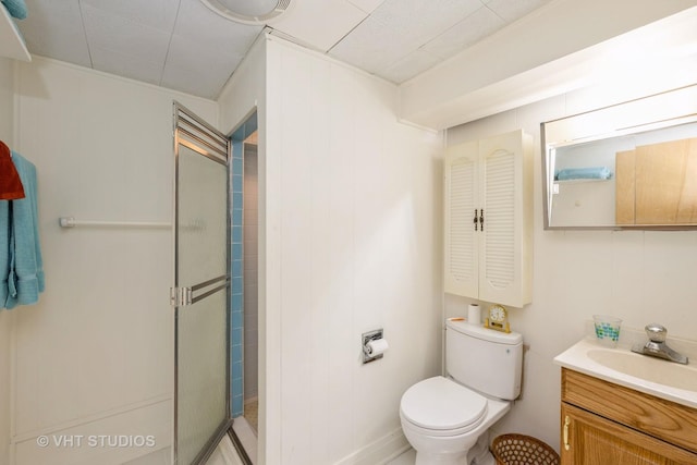 855 Beverly Pl, Lake Forest, IL 60045 - full bathroom featuring vanity and a stall shower
