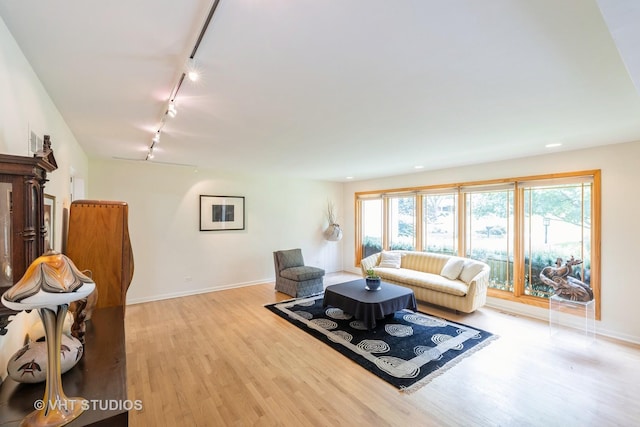 855 Beverly Pl, Lake Forest, IL 60045 - living room with track lighting, light wood-style flooring, and plenty of natural light