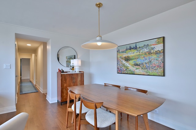 3950 N Lake Shore Dr Unit 810B, Chicago, IL 60613 - dining space with wood finished floors and baseboards