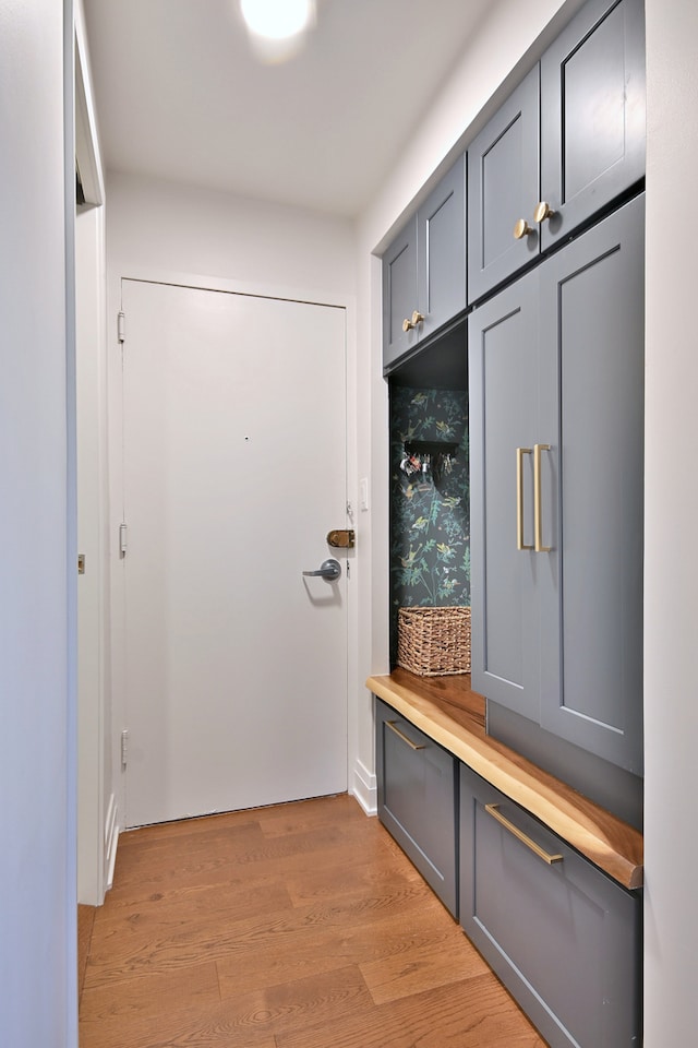3950 N Lake Shore Dr Unit 810B, Chicago, IL 60613 - mudroom with light wood-style floors