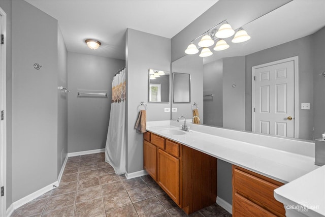 1918 Congrove Dr, Aurora, IL 60504 - bathroom with vanity and a shower with curtain