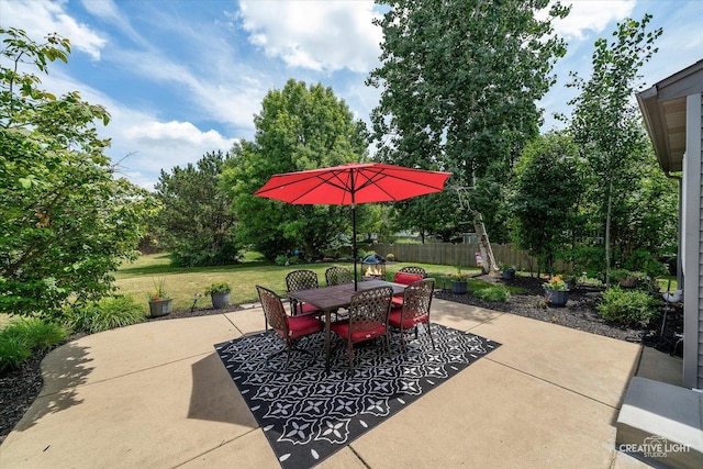 1918 Congrove Dr, Aurora, IL 60504 - view of patio / terrace featuring outdoor dining space