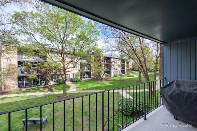 2109 Ammer Ridge Ct Unit 201, Glenview, IL 60025 - balcony with grilling area