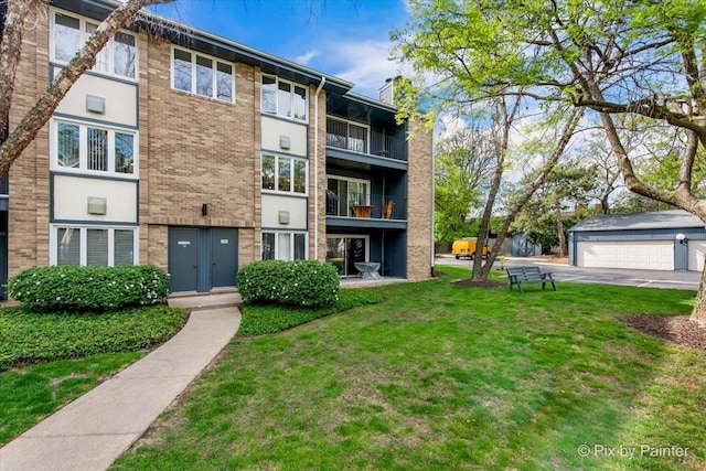2109 Ammer Ridge Ct Unit 201, Glenview, IL 60025 - view of apartment building / complex with a garage