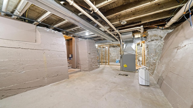 502 N Dixon Ave, Dixon, IL 61021 - unfinished basement featuring heating unit
