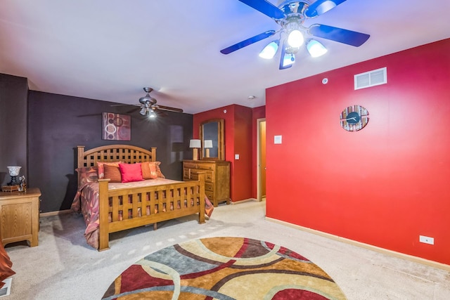6500 Pasture Side Trl, Matteson, IL 60443 - carpeted bedroom featuring a ceiling fan