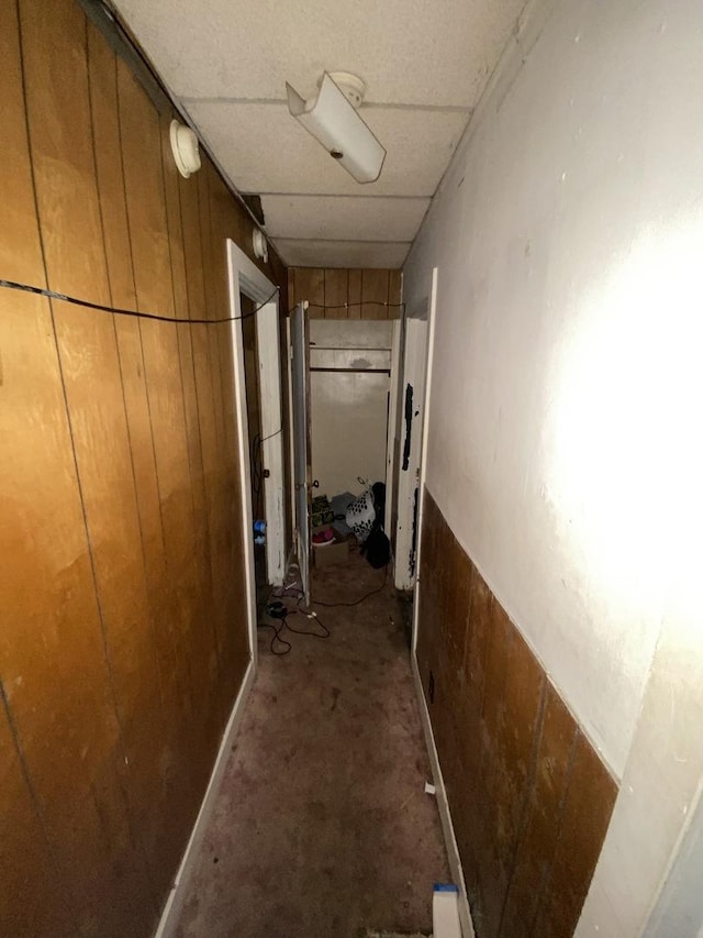 106 W Sheridan St, Watseka, IL 60970 - hall with wooden walls