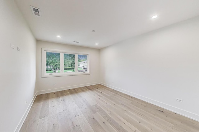 5830 Brookbank Rd, Downers Grove, IL 60516 - spare room with light wood-type flooring and recessed lighting