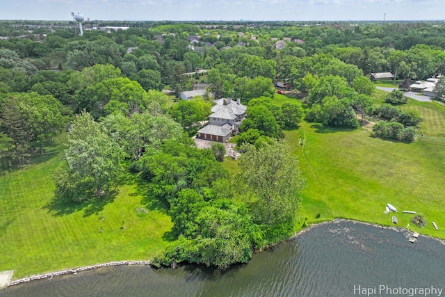 74 Dundee Ln, Barrington Hills, IL 60010 - bird's eye view of a nearby body of water