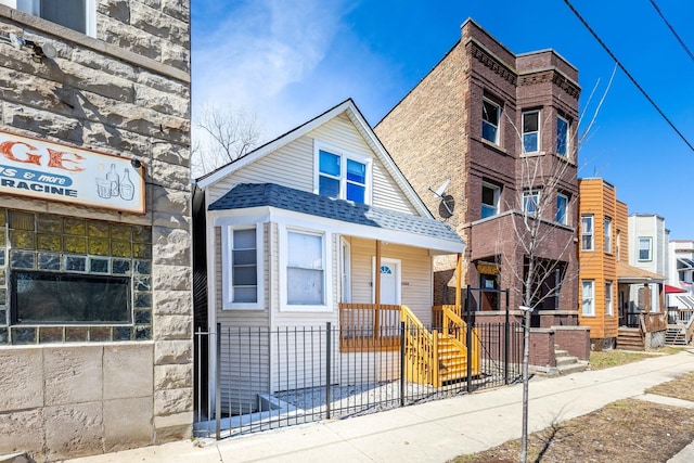 6944 S Racine Ave, Chicago, IL 60636 - view of front of house featuring a fenced front yard