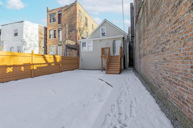 6944 S Racine Ave, Chicago, IL 60636 - view of snow covered house