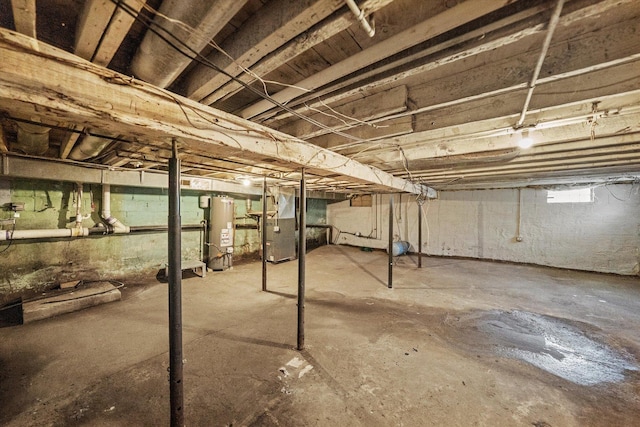 2133 Luther Ave, Lockport, IL 60441 - unfinished basement with water heater and heating unit