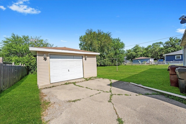 2133 Luther Ave, Lockport, IL 60441 - detached garage with driveway