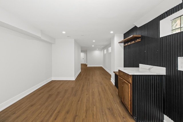 8114 S Paxton Ave, Chicago, IL 60617 - hall featuring wood finished floors and recessed lighting