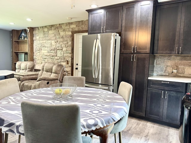 311 Edinburgh Dr, Lockport, IL 60441 - dining area featuring light wood-style flooring