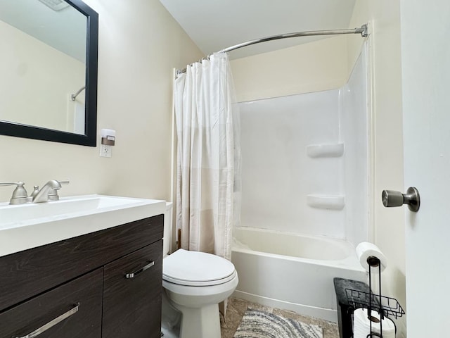 311 Edinburgh Dr, Lockport, IL 60441 - full bath with vanity, shower / bath combo with shower curtain, and tile patterned flooring
