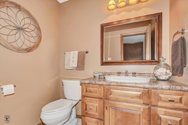 18905 Meadowview Dr, Mokena, IL 60448 - bathroom featuring vanity and toilet