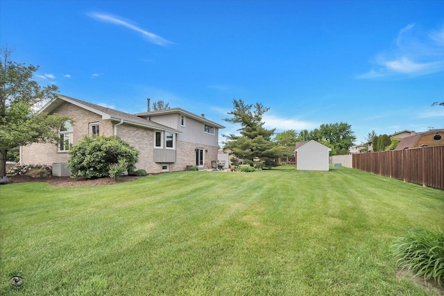 18905 Meadowview Dr, Mokena, IL 60448 - view of yard with a storage unit