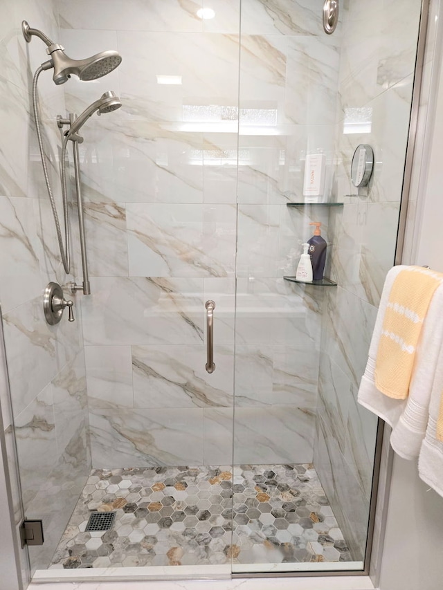 1815 Evergreen Ave, Hanover Park, IL 60133 - full bathroom with a marble finish shower