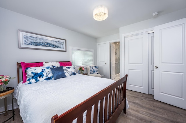 1815 Evergreen Ave, Hanover Park, IL 60133 - bedroom with wood finished floors and connected bathroom